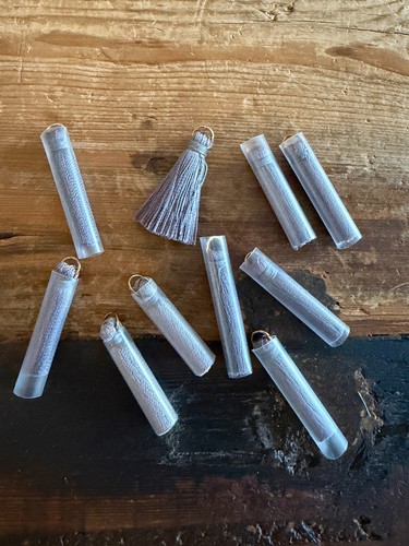 Quasten diy neu grau - -,