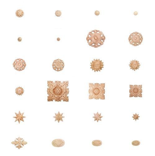 Holz rosetten ornament - holz,