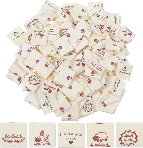 200 stück stoffetiketten zum - 200,