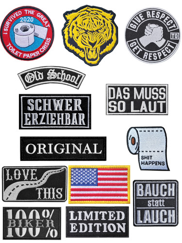 Old school aufnäher patch - aufnäher,