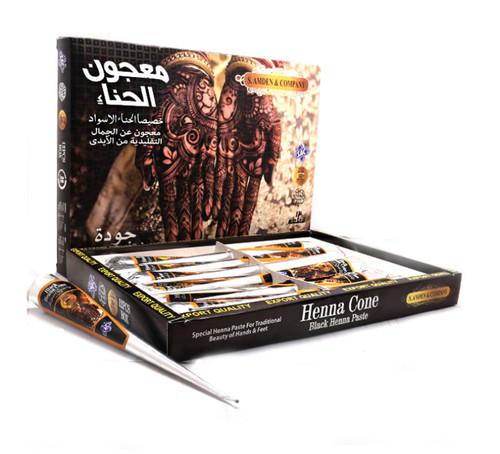 Black henna kegel 12er set - black, –