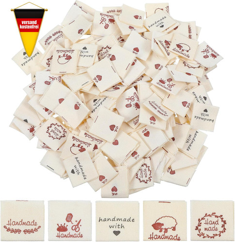 200 stück stoffetiketten zum - 200,