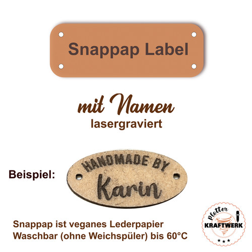 Snappap label handmade - snappap,