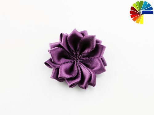 Blumen satin 37mm zierblumen - blumen,